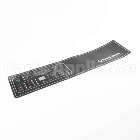 808155 Speed Queen Overlay,Control Flw Fc H6 Hec-Sq Black