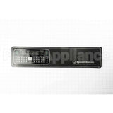 808155 Speed Queen Overlay,Control Flw Fc H6 Hec-Sq Black