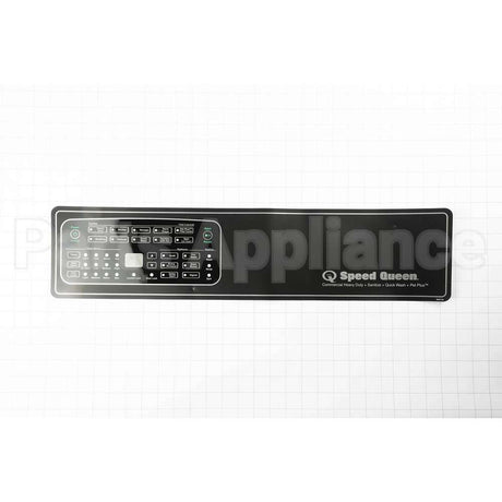 808155 Speed Queen Overlay,Control Flw Fc H6 Hec-Sq Black
