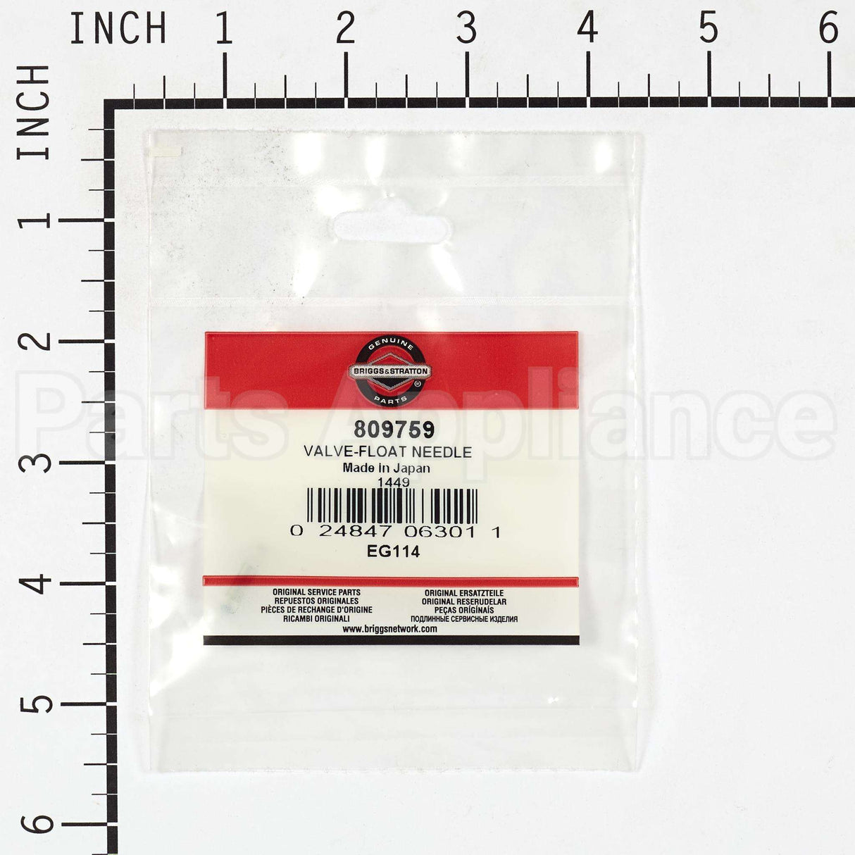 809759 Briggs & Stratton Valve-Float Needle