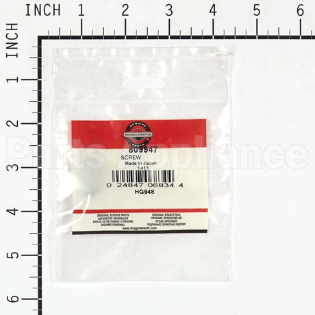 809947 Briggs & Stratton Screw