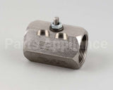 8101825 Frymaster Valve, Ss 1 1/4 X 1 1/4 Drain