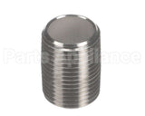 8130900 Frymaster Nipple, 1/2 X Close Npt S/S