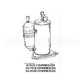 819231 Whirlpool Compressor