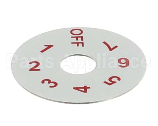 82-0141 Beverage Air Dial Plate - Thermostat