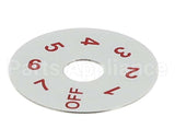 82-0141 Beverage Air Dial Plate - Thermostat
