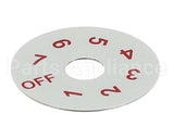 82-0141 Beverage Air Dial Plate - Thermostat