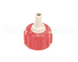 82-3989 Lancer Bib,Connector,Plastic,3/8,Red