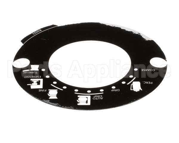 82032 Grindmaster Cecilware Decal, Grnd Sel 875 Blk