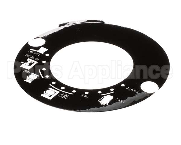 82032 Grindmaster Cecilware Decal, Grnd Sel 875 Blk