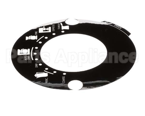 82032 Grindmaster Cecilware Decal, Grnd Sel 875 Blk