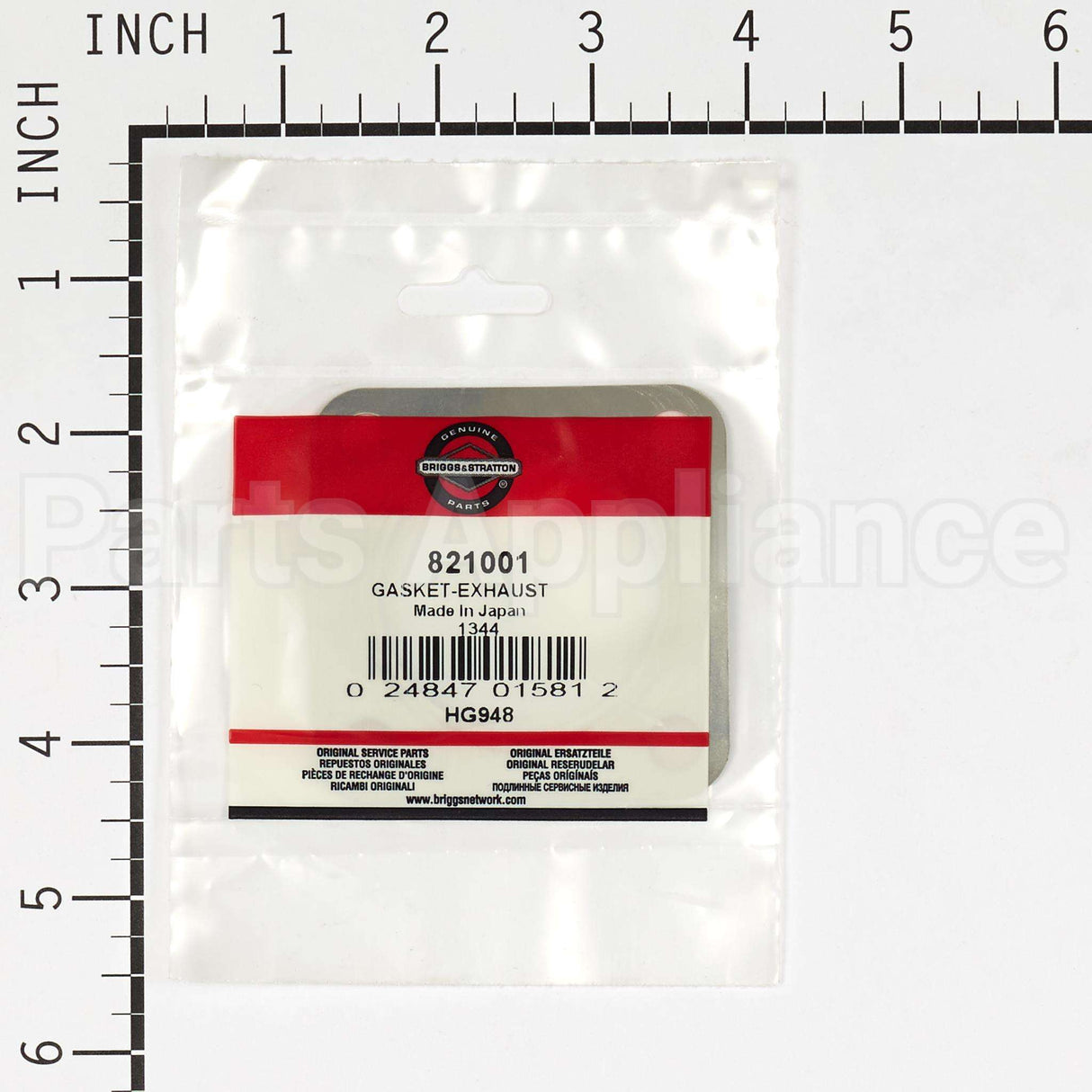 821001 Briggs & Stratton Gasket-Exhaust