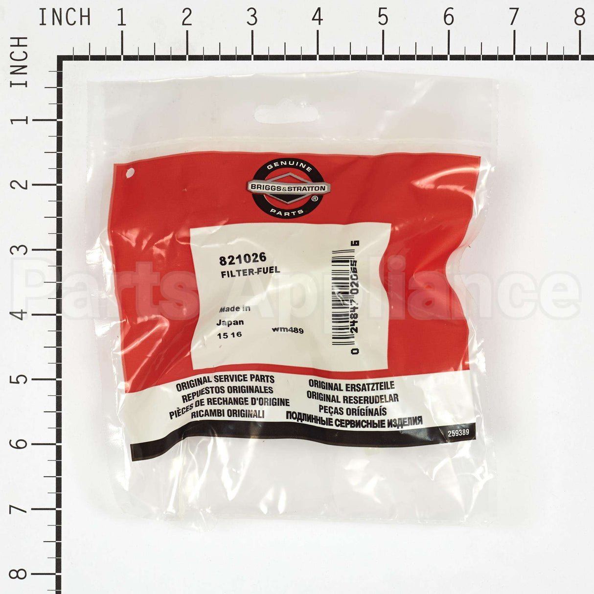 821026 Briggs & Stratton Filter-Fuel