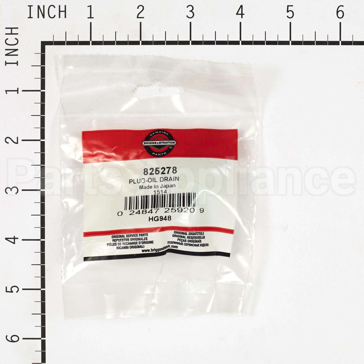 825278 Briggs & Stratton Plug-Oil Drain