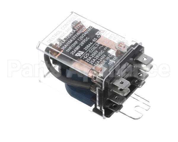 83106 Grindmaster Cecilware Relay, 30Amp 240Vac Coil Dpdt