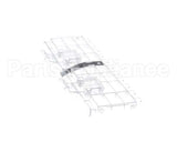 837513B Vollrath Shelf-Lvr/Baffle 12" Straw-Clr