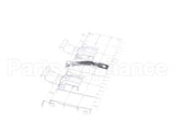 837513B Vollrath Shelf-Lvr/Baffle 12" Straw-Clr