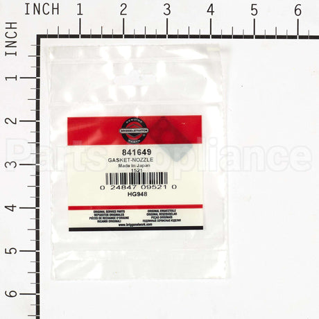 841649 Briggs & Stratton Gasket-Nozzle