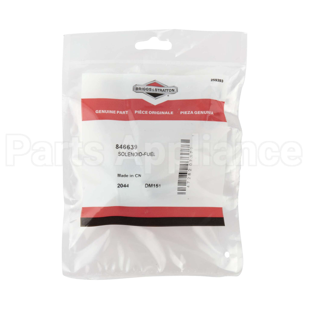 846639 Briggs & Stratton Solenoid-Fuel