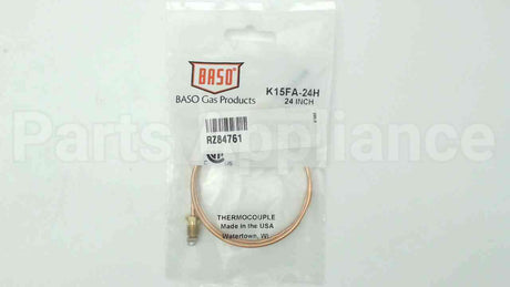 84761 Reznor 24" Thermocouple,Snap-In Type