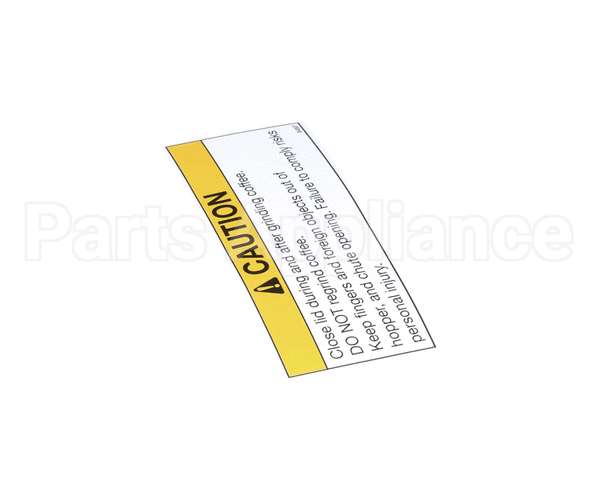 84997 Grindmaster Cecilware Decal, Don T Regrind Groc