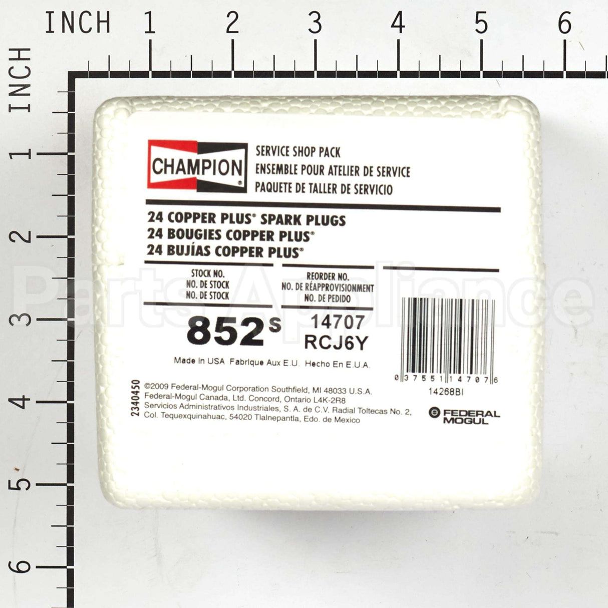 852S Champion Rcj6Y Shop Pack 24 Plugs