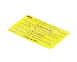 85372 Grindmaster Cecilware Decal, 875 Flip To Clean Out