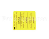 85372 Grindmaster Cecilware Decal, 875 Flip To Clean Out