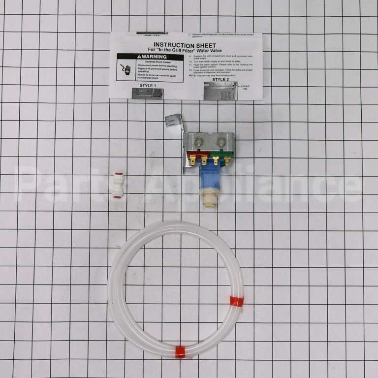 W10408179 Whirlpool Refrigerator Water Inlet Valve Kit (Redesigned)