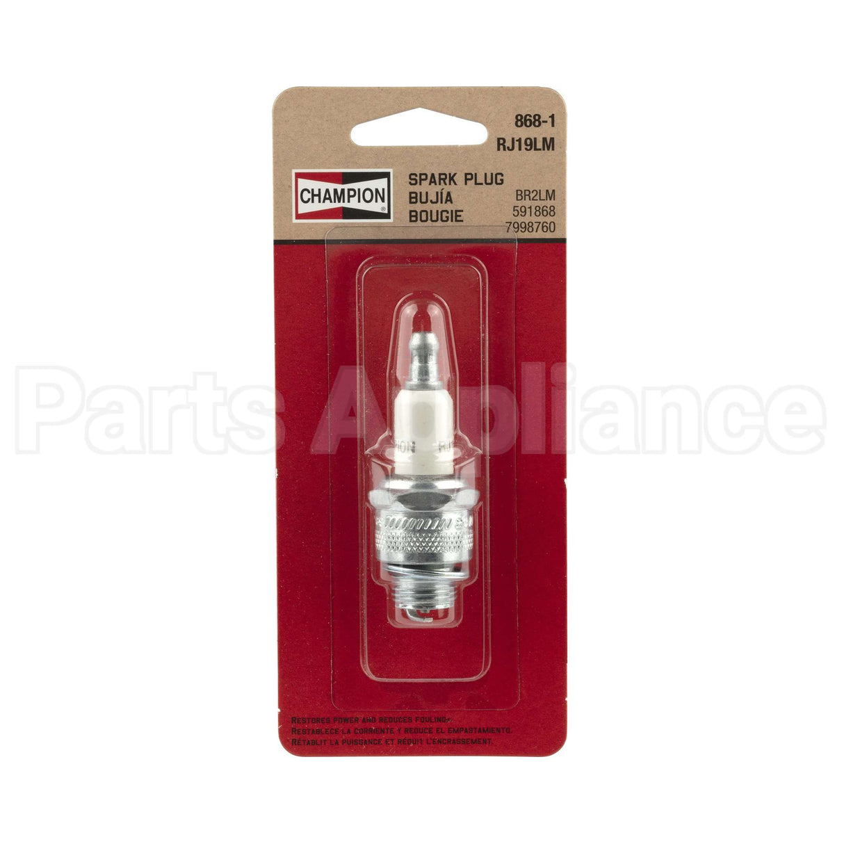 868-1 Champion Rj19Lm Sm Eng Plug Carded