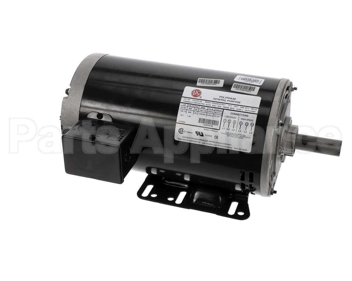 86W89 Lennox 460V3Ph 2/.89Hp 2 Speed Blower Motor