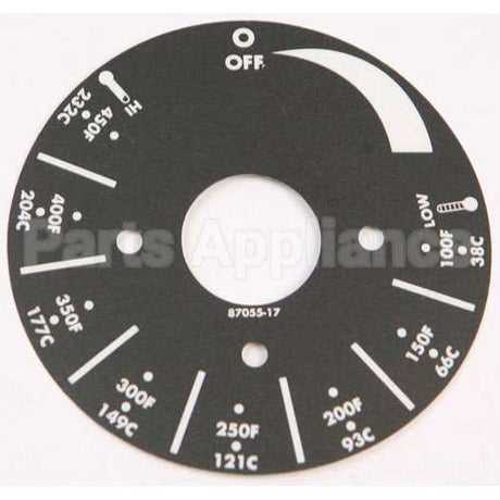 8705517 Compatible Apw Electric Griddles Plate Dial