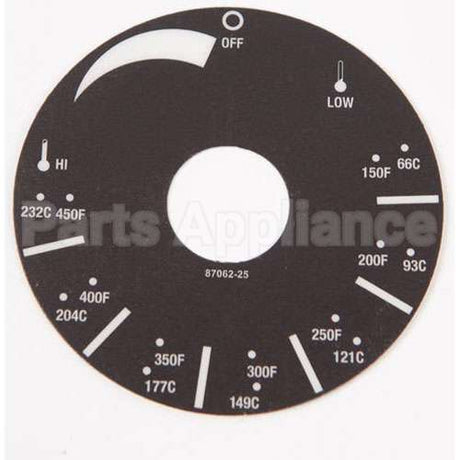 8706225 Compatible Apw Decal Dial Plate
