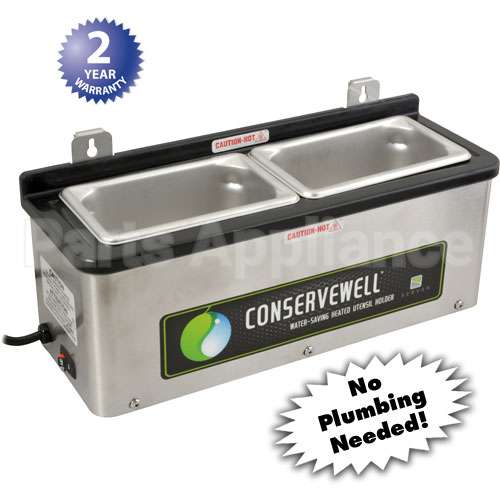 87740 Compatible Server Dipperwell, Heated (1/9Th Pans)
