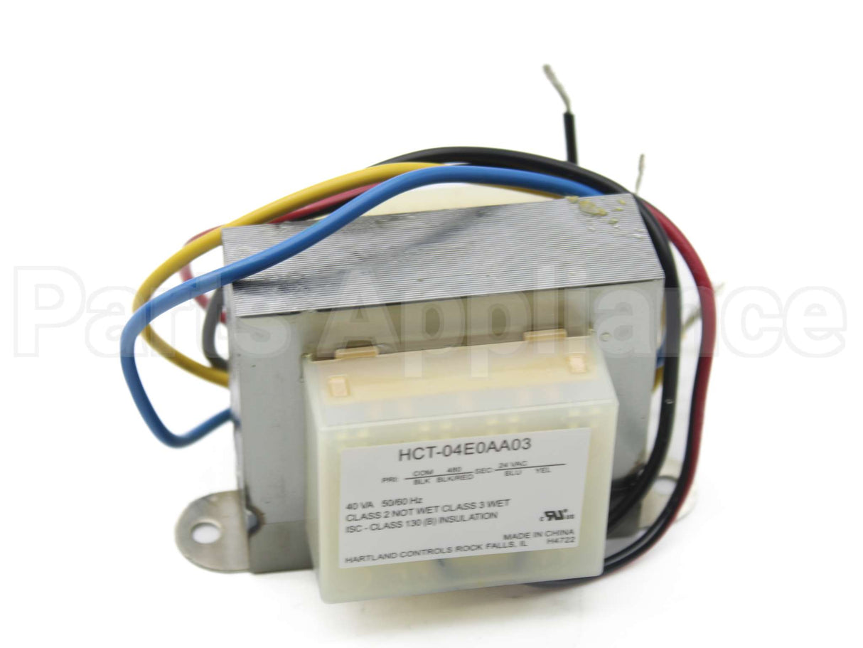 HCT-04E0AA03 Hartland Controls 480V Pri 24V Sec.40Va Transfor