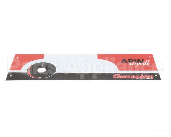 8824618 Apw Wyott Decal,Front Panel Gcb/Gcrb/Ggm