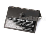88704BK Grindmaster Cecilware Assembly, Lid, Bi-Fold, Black, 810