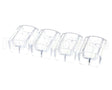 88729 Server Portion Tray, .54 Fl Oz Clr, 4 Pack