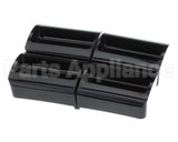 88732 Server Portion Tray, .45 Fl Oz Blk, 4 Pack