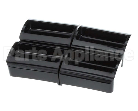 88732 Server Portion Tray, .45 Fl Oz Blk, 4 Pack