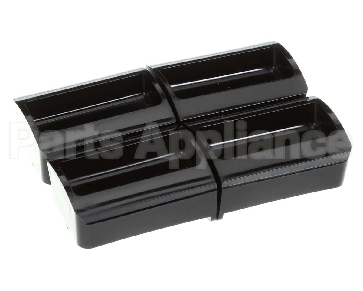 88732 Server Portion Tray, .45 Fl Oz Blk, 4 Pack