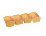 88845 Server Portion Tray, .82 Fl Oz Yel, 4 Pack
