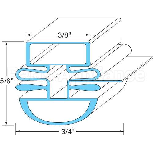 Z673101000 Compatible Turbo Air Door Gasket