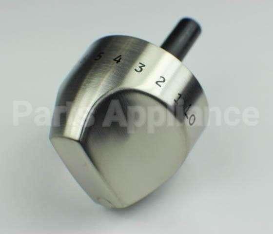 WB03K10266 GE Range Knob - Stainless Steel