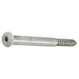 WB01K10004 GE Screw-Mtg End Cap (White )