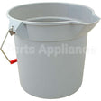 90-2963-A1 Compatible Rubbermaid 2 Gallon Gray Sanitizer Bucket