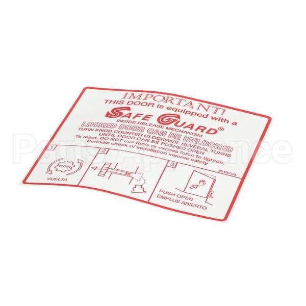90028DECAL Compatible Kason Decal- Safeguard Mech