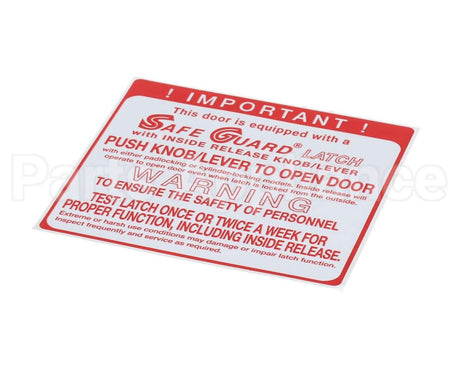90055DECAL Kason Safeguard Decal