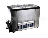 9020-2 Nemco Cold Condiment Chiller, (2) 1/6 Stainles