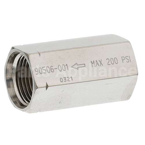 90506001 Compatible Henny Penny Valve, Check, Sae 12-3Psi